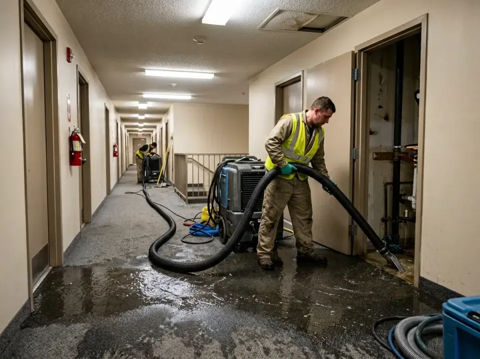 multi-unit-apartment-hallway-f-005 — frequently asked questions, Emergency Burst Pipe Water Extraction & Removal in North Ri…